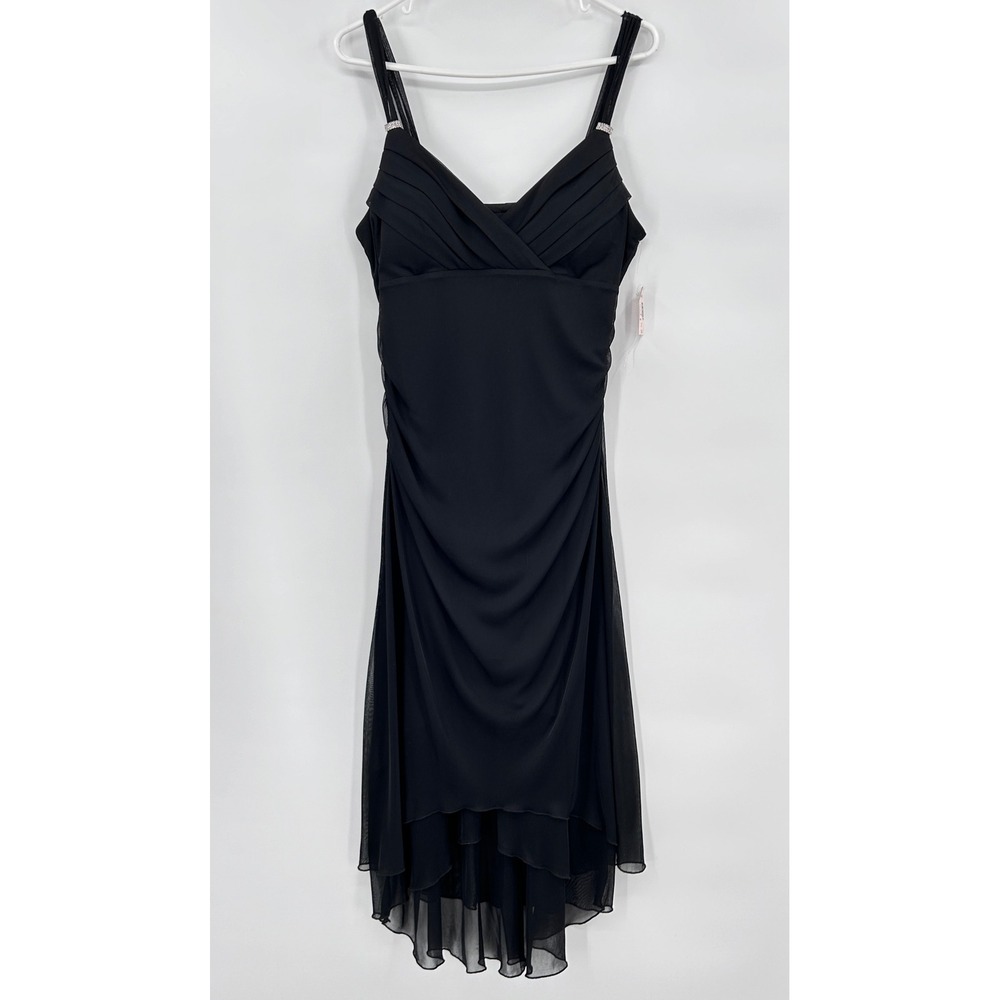 Vintage NWT DressBarn Y2K Babydoll Dress Sz 14‎ HOCO Asymmetrical Whimsigoth